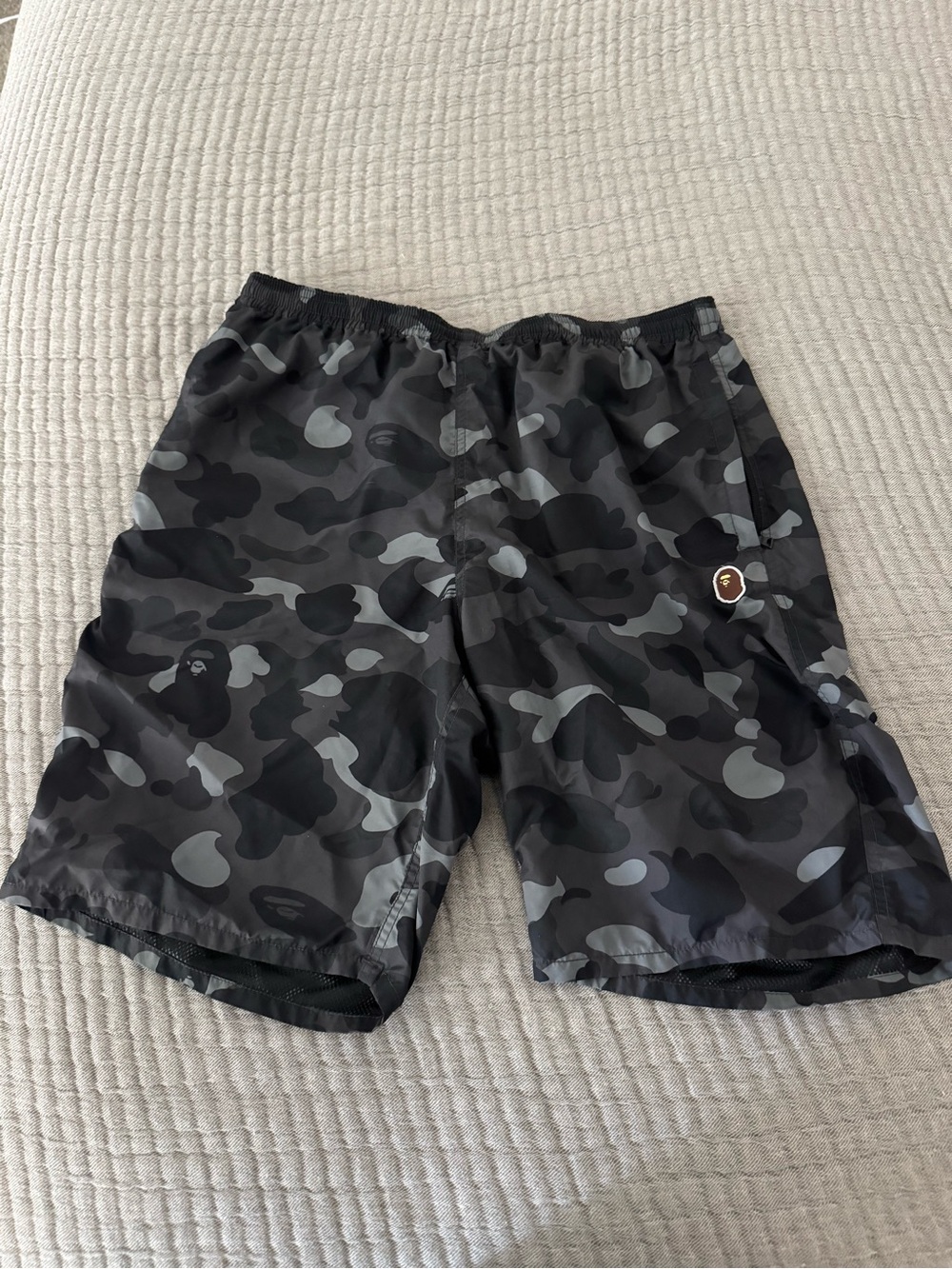 Black BAPE ABC Camo Men’s Swim Shorts